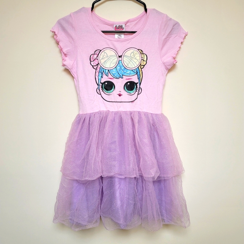L.O.L. Surprise! | Glitter Tule Dress | Girls | L (10-12)